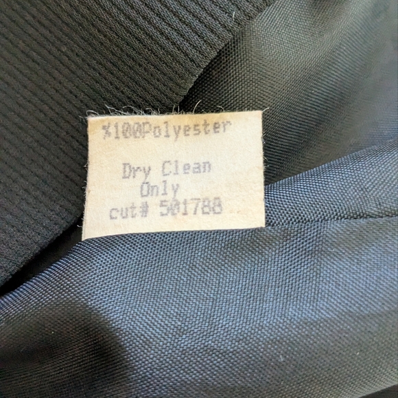 Vintage Cache Double Breasted Black Blazer Sz 8 - Picture 6 of 6